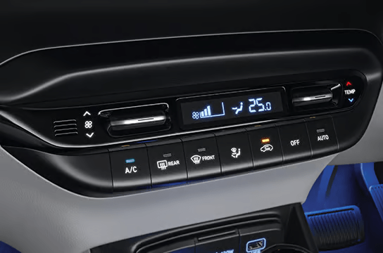 Hyundai i20 fully automatic temperature control